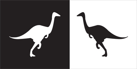 Illustration vector graphics of dinosaur icon