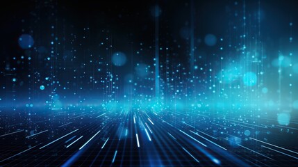 futuristic big data information technology. digital matrix background.Motion graphics, server, internet, high speed.future technology concept