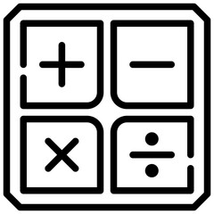 Obraz premium Math Icon