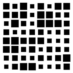 set of black and white rectangles
