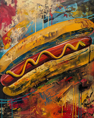 abstract hotdog 