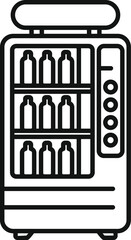 Supply drink cooling icon outline vector. Cooler bottle. Office delivery