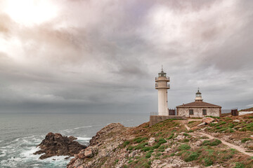 Fototapeta na wymiar Touriñan Lighthouse