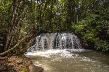 Cachoeira na cidade de Costa Rica, Estado do Mato Grosso do Sul, Brasil