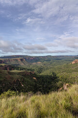 Fototapeta na wymiar paisagem natural na cidade de Costa Rica, Estado do Mato Grosso do Sul, Brasil