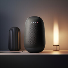 A Smart Speaker in a Modern House