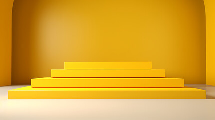 Simple product booth, podium, stage, product commercial photography background, cosmetics booth, promotional event