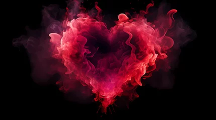 Fotobehang Valentine's Day, hearts, Valentine's Day background, wedding background © win