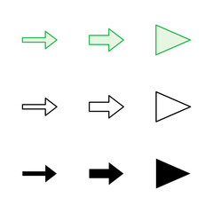 Arrow icon set. Arrow symbol. Arrow sign for your web design.