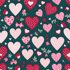 Valentine hearts background, valentine hearts background, seamless background with hearts, seamless pattern with hearts, valentine pattern