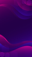 Abstract background purple and blue with wavy lines and gradients is a versatile asset suitable for various design projects such as websites, presentations, print materials, social media posts