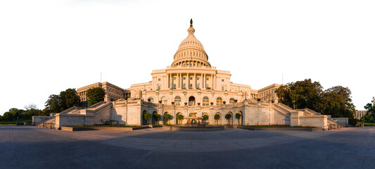 United States Capitol Building in washington DC png - obrazy, fototapety, plakaty