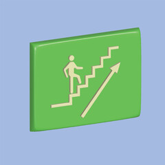 Shopping center or mall information concept. Realistic 3d object cartoon style. Vector colorful illustration.