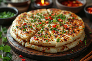 Chilli garlic naan