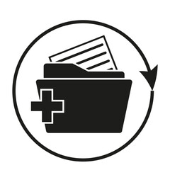 restore file icon. Vector illustration. EPS 10.