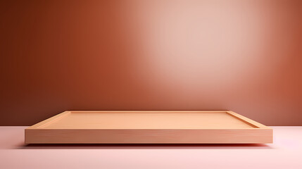 Simple product booth, podium, stage, product commercial photography background, cosmetics booth, promotional event