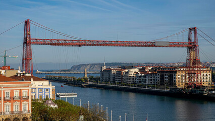 Vizcaya (Biscay) bridge in the Basque country in Spain