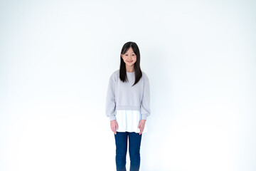 Fototapeta premium 私服の女の子