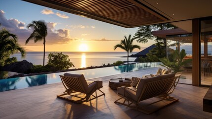 Amazing View From Luxury Villa To The Ocean