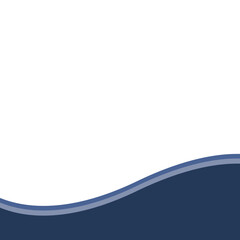 Obraz premium Footer Minimalist Shape