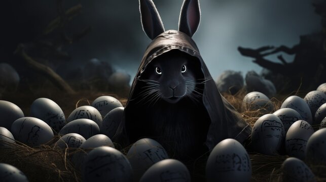 Schwarzer Osterhase