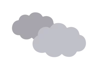 Tuinposter 曇り雲のイラスト © R-DESIGN