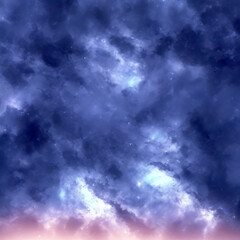 Obraz na płótnie Canvas Space sky background
