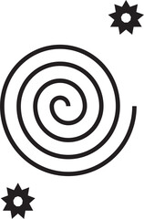 illustration of a spiral