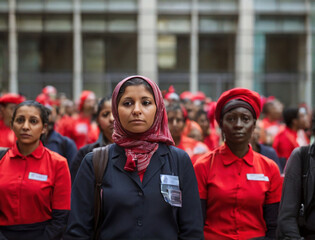 Obraz premium The Power of Women: A Call for Equality and Justice