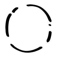 circle doodle element
