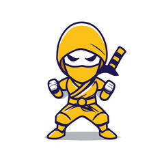 ninja cartoon style 