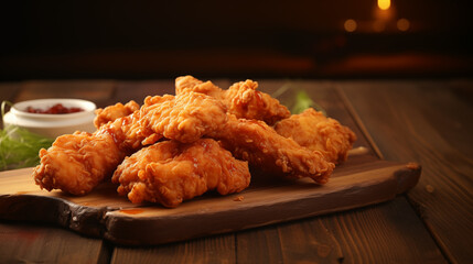 Delicious fried chicken pictures
