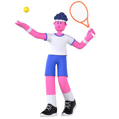 Tennis Boy Sport Game Competition