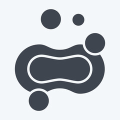 Icon Bubble. related to Cleaning symbol. glyph style. simple design editable. simple illustration