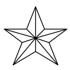 star icon vector illustration 