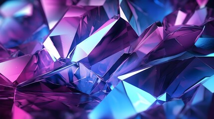 Amethyst Gemstones Closeup. (Generative AI). - obrazy, fototapety, plakaty