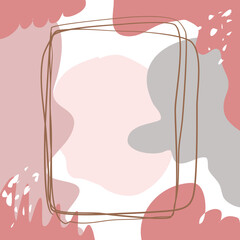 Abstract painting for decoration