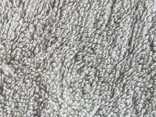 white fabric with a texture.