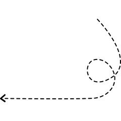 Arrow Dashline Vector