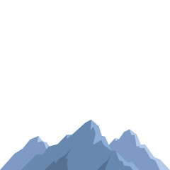 Mountain Flat Vector