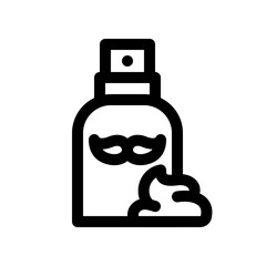 Obraz premium Shaving Foam Icon