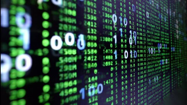 Code and data on a computer 