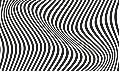 abstract monochrome black vertical wave line pattern.