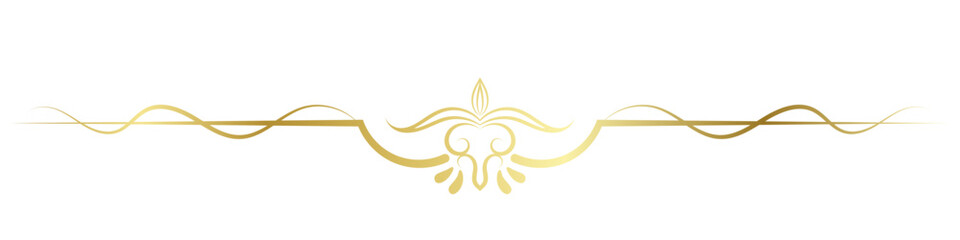 vintage lines decorative s Golden flower border collection