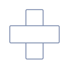 テープのシンプルなイラスト素材