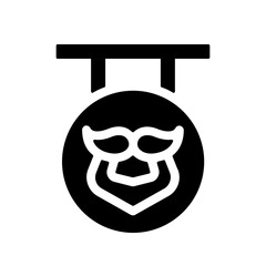 Barbershop Sign Icon