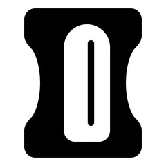 Sharpener icon for writing and drawing tools