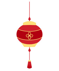 Illustration PNG of Chinese Lantern, Perfect for Decoration and Greeting Card of Chinese New Year 