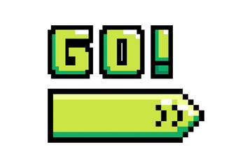 Go Button Functional Game Related Sticker