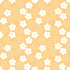 seamless pattern with flowers. Background for textile, wrapping paper, fashion, illustration.